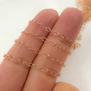 Rose Gold Filled Smooth Cable Chain